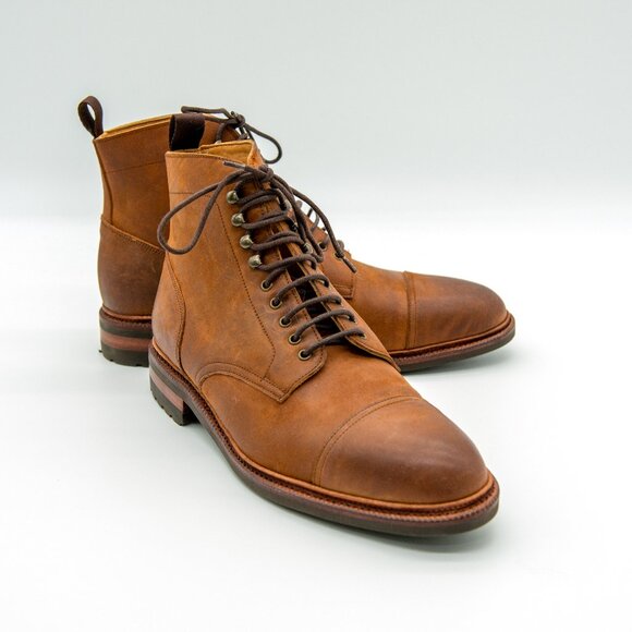 Meermin Shell Cordovan Boots / Tobacco Waxy / Men's 9 US - Picture 1 of 9